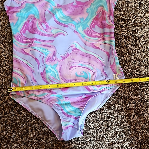 NWT Hurley Girls 1 Piece Swimsuit Size L 12-13 YRS - Picture 6 of 9